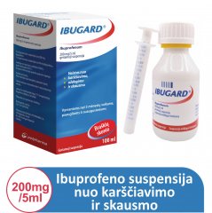 Ibugard 200 mg/5 ml geriamioji suspensija, 100 ml