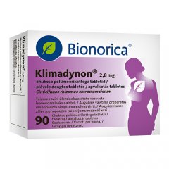 Klimadynon 2.8 mg tabletės menopauzės simptomams lengvinti, N90