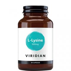 VIRIDIAN L-Lysine 500 mg kapsulės, N30