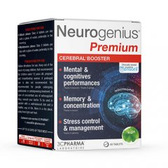 3C PHARMA Neurogenius Premium smegenų veiklai tabletės N60