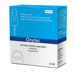 Onytec 80 mg/g vaistinis nagų lakas, 3.3 ml, N1