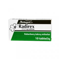 Radirex tabletės, N10