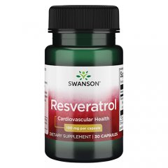 Resveratrolis, 100 mg kapsulės, N30