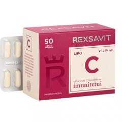 Liposominis vitaminas C 250 mg REXSAVIT LIPO, 50 kaps.