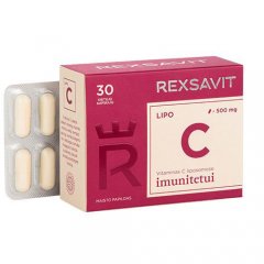 Liposominis vitaminas C 500 mg REXSAVIT LIPO, 30 kaps.