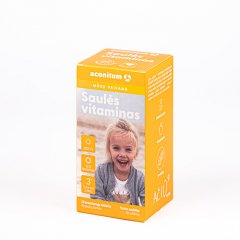 Saulės vitaminas, vaikams, 30 kramtomų tablečių