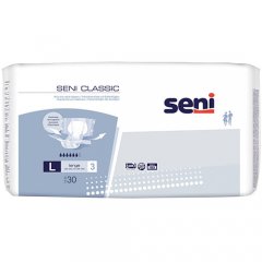 Sauskelnės suaugusiems SENI CLASSIC, XL dydis, 30 vnt.