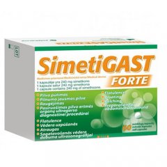 Simetigast Forte 240 mg kapsulės, N60