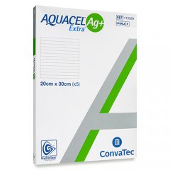 Tvarstis Aquacel AG+ Extra, antimikrobinis, 20 x 30 cm, N5 