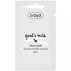 Ožkų pieno veido kaukė ZIAJA , 7 ml, 1 vnt.