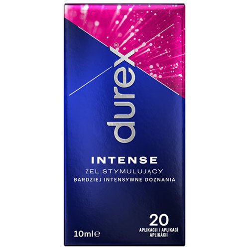 Lubrikantas Durex Intense stimuliuojamasis gelis 10ml | Mano Vaistinė