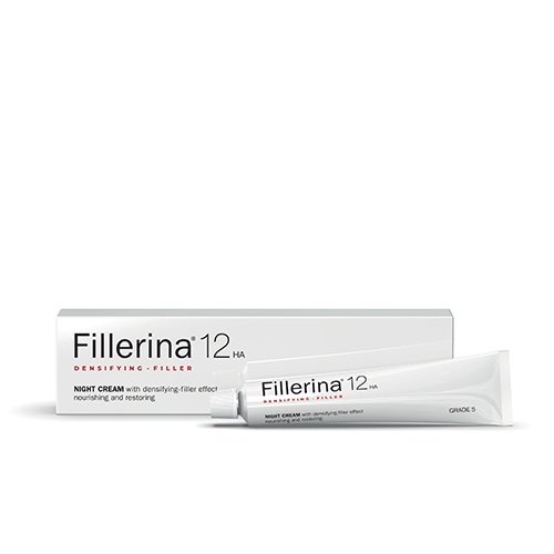 Naktinis kremas FILLERINA 12 HA, 5 lygis, 50 ml | Mano Vaistinė