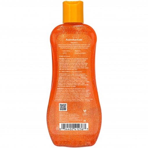 Tinkantis degintis tiek saulėje, tiek ir soliariume Įdegio gelis su blizgesiu AUSTRALIAN GOLD SOLAR DUST, 237 ml | Mano Vaistinė