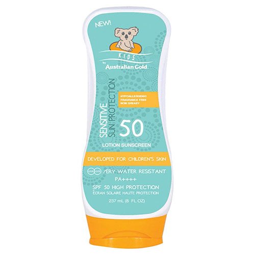 Apsaugos nuo saulės losjonas AUSTRALIAN GOLD KIDS SPF50, 237 ml | Mano Vaistinė