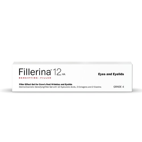 Dermatologinis gelinis užpildas paakiams ir akių vokams FILLERINA 12 HA, 4 lygis, 15 ml | Mano Vaistinė