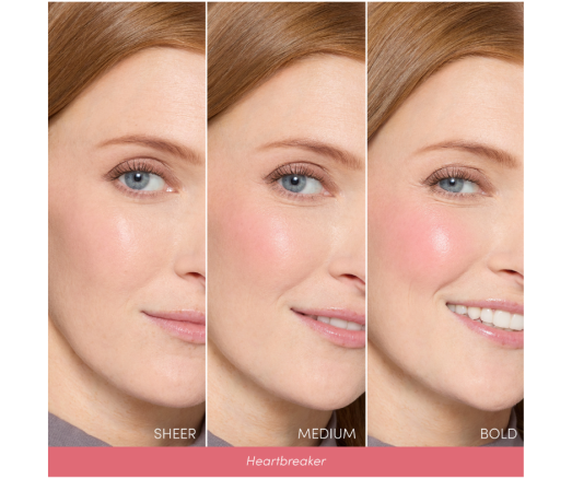 Lengva, šilkinė tekstūra Skysti skaistalai JANE IREDALE COLORLUXE (heartbreaker), 5ml | Mano Vaistinė