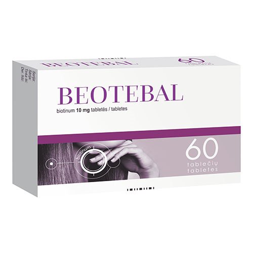 BEOTEBAL 10mg, 60 tablečių | Mano Vaistinė