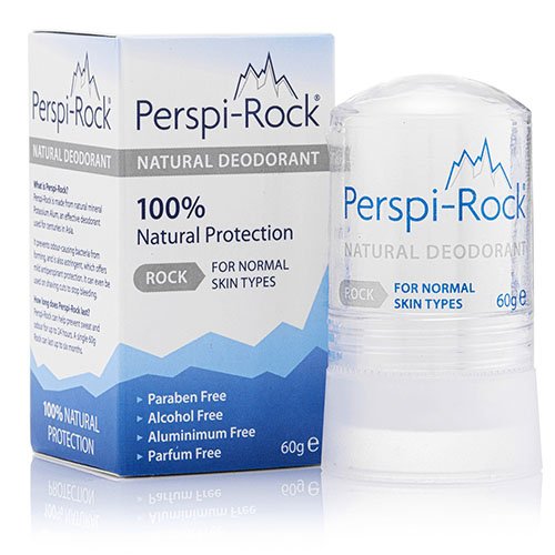 Natūralios druskos kristalas. Prakaito kvapui. Natūralus antiseptinis dezodorantas PERSPI-ROCK, 60 g | Mano Vaistinė