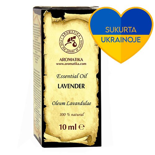 Eterinis aliejus Aromatika levandų eterinis aliejus, 10 ml | Mano Vaistinė