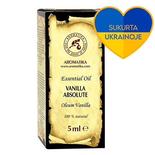 AROMATIKA Vanilės absoliutas eterinis aliejus 5ml N1 | Mano Vaistinė