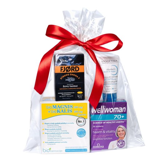 BIODERMA - močiutės rankoms, o gerai savijautai - WELLWOMAN, FJORD ir BIOFARMACIJA Kalėdų dovana MOČIUTEI Šventinis rinkinys | Mano Vaistinė