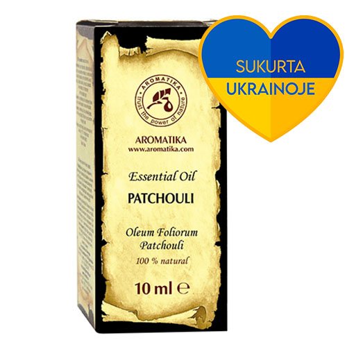 Eterinis aliejus AROMATIKA Eterinis Pačiulio natūralus aliejus 10ml N1 | Mano Vaistinė