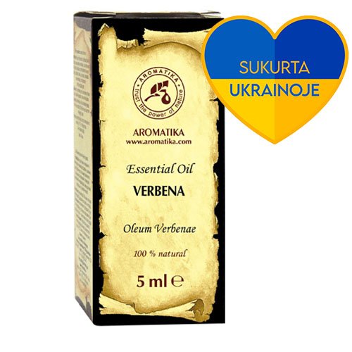 Eterinis aliejus AROMATIKA Eterinis Verbenos natūralus aliejus 5ml N1 | Mano Vaistinė