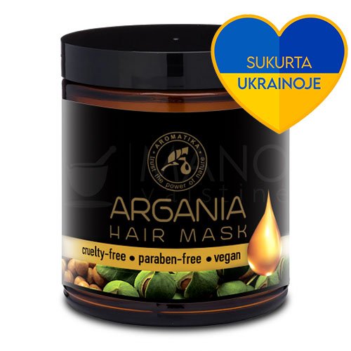 AROMATIKA Argano plaukų kaukė su argano aliejumi 250ml | Mano Vaistinė