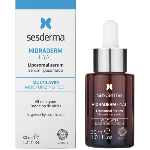 Intensyvus trigubas drėkinimas, suteikia odai švytėjimo Liposominis serumas SESDERMA HIDRADERM HYAL, 30 ml | Mano Vaistinė