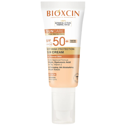Apsauginis veido ir kūno kremas nuo saulės BIOXCIN SUNCARE FACE AND BODY CREAM SPF50+, 50ml | Mano Vaistinė
