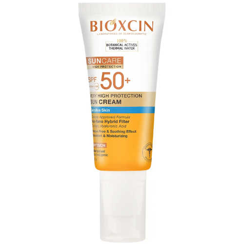 Apsauginis veido ir kūno kremas nuo saulės jautriai odai BIOXCIN SUNCARE FACE AND BODY CREAM SPF 50+, 50ml | Mano Vaistinė Apsauginis veido ir kūno kremas nuo saulės jautriai odai BIOXCIN SUNCARE FACE AND BODY CREAM SPF 50+, 50ml | Mano Vaistinė