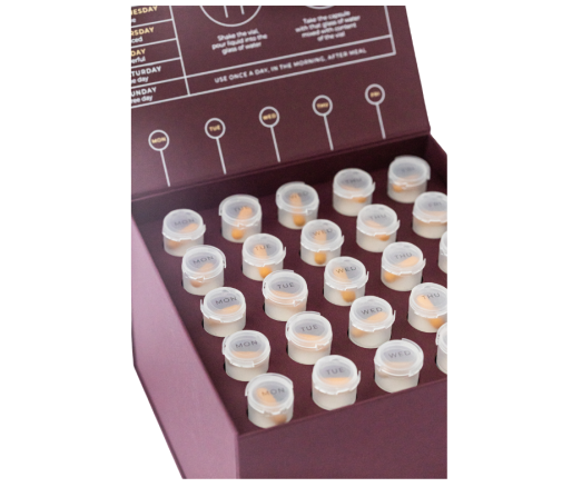 Vartojama pagal savaitės dienas Kompleksas gerai vyrų savijautai ir energingumui NOAGE BOOSTER, 25 but., 25 kaps.  | Mano Vaistinė