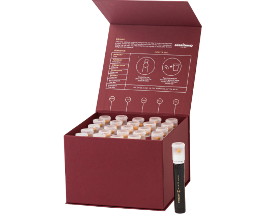 Vartojama pagal savaitės dienas Kompleksas moterims energingumui ir gerai savijautai NOAGE BOOSTER, 25 kaps., 25 but.  | Mano Vaistinė