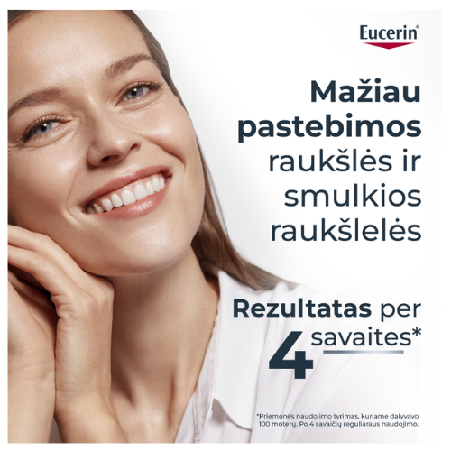 Normaliai ir mišriai odai Dieninis kremas nuo raukšlių EUCERIN HYALURON-FILLER, SPF 15, 50 ml | Mano Vaistinė