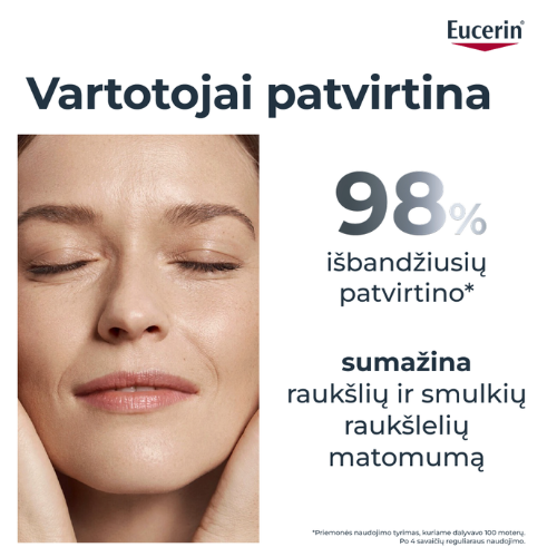 Sausai odai Dieninis kremas nuo raukšlių EUCERIN HYALURON-FILLER, SPF 15, 50 ml | Mano Vaistinė Sausai odai Dieninis kremas nuo raukšlių EUCERIN HYALURON-FILLER, SPF 15, 50 ml | Mano Vaistinė