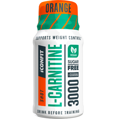 Energijai ir svorio kontrolei  ICONFIT L-KARNITINE 3000 SHOT, 60 ml | Mano Vaistinė