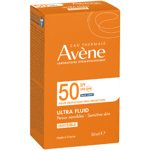 Greitai susigeria ir nepalieka riebumo, lipnumo ar balto sluoksnio ant odos Apsauginis veido fluidas nuo saulės AVENE SUN INVISIBLE SPF50+, 50 ml | Mano Vaistinė Greitai susigeria ir nepalieka riebumo, lipnumo ar balto sluoksnio ant odos Apsauginis veido fluidas nuo saulės AVENE SUN INVISIBLE SPF50+, 50 ml | Mano Vaistinė