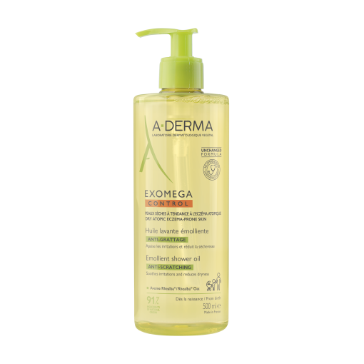 Dušo aliejus A-DERMA EXOMEGA CONTROL, 500ml | Mano Vaistinė