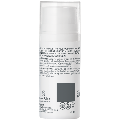 Jautriai, į rožinę, paraudimą linkusiai odai Apsauginis drėkinamasis koncentratas AVENE ROSAMED SPF 50+, 30 ml | Mano Vaistinė