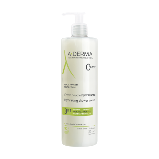  3in1 Prausimosi gelis A-DERMA Hydra, 750ml | Mano Vaistinė