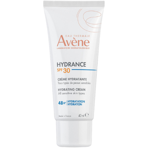 Normaliai ir mišriai, dehidratuotai jautriai odai Drėkinamasis veido kremas SPF30, AVENE HYDRANCE, 40 ml | Mano Vaistinė
