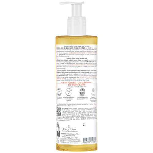 Lipidus atkuriantis aliejinis prausiklis EAU THERMALE AVENE XERACALM A.D, 400 ml | Mano Vaistinė Lipidus atkuriantis aliejinis prausiklis EAU THERMALE AVENE XERACALM A.D, 400 ml | Mano Vaistinė