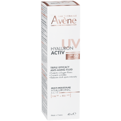 Itin lengvos ir fluidinės tekstūros priemonė greitai susigeria Veido fluidas brandžiai odai EAU THERMALE AVENE HYALURON ACTIV UV SPF50, 40 ml | Mano Vaistinė Itin lengvos ir fluidinės tekstūros priemonė greitai susigeria Veido fluidas brandžiai odai EAU THERMALE AVENE HYALURON ACTIV UV SPF50, 40 ml | Mano Vaistinė