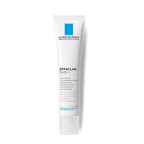 Odos atspalvį koreguojantis kremas LA ROCHE-POSAY EFFACLAR DUO(+) UNIFIANT, 40ml  | Mano Vaistinė