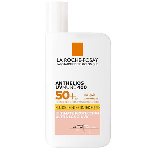 Tonuojatis veido fluidas nuo saulės LA ROCHE ANTHELIOS, SPF50+, 50 ml | Mano Vaistinė