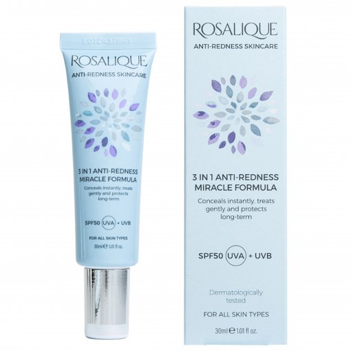 Kremas raustančiai veido, kaklo, dekolte odai ROSALIQUE 30 ml | Mano Vaistinė