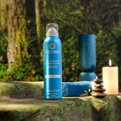 Kreminės konsistencijos Dušo putos O'LYSEE BOIS DE SANTAL, 200 ml  | Mano Vaistinė