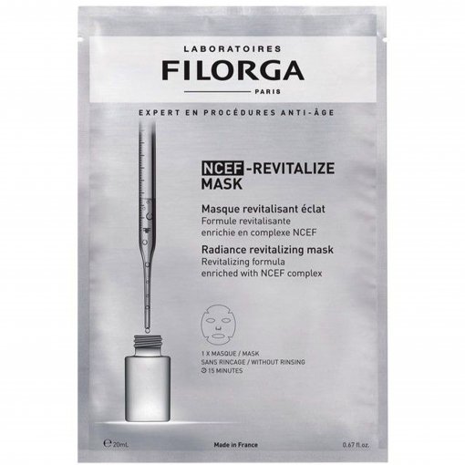 Išsausėjusios odos atgaivinimui Revitalizuojanti lakštinė veido kaukė FILORGA NCEF-REVITALIZE MASK, 1 vnt. | Mano Vaistinė