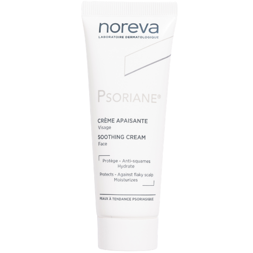 Padeda nuraminti sudirgusią odą, drėkina, minkština odą Raminamasis ir drėkinamasis kremas NOREVA PSORIANE, 40 ml | Mano Vaistinė