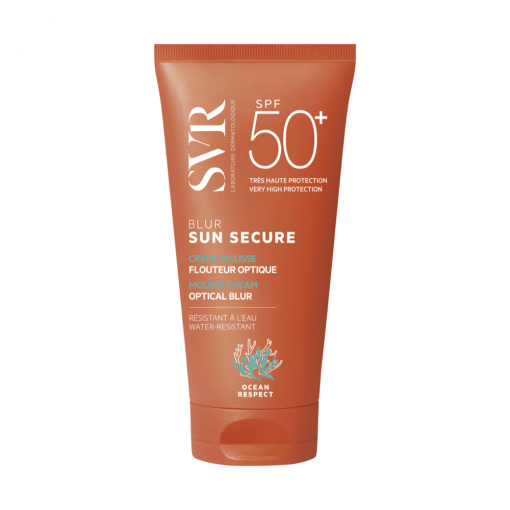 SVR SUN SECURE BLUR apsauginis putų konsistencijos veido kremas ir SPF50+ 50ml | Mano Vaistinė